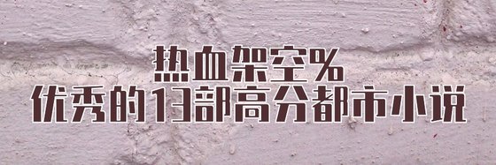熱血架空%優秀的13部高分都市小説
